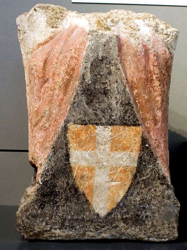 Corbel bearing the cross of the order of the Hospitallers